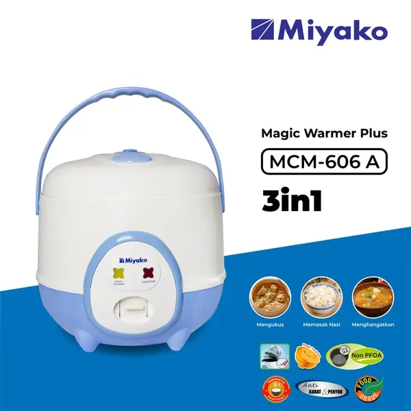 Miyako MCM - 606 1.6 Liter Magic Warmer Plus Rice Cooker – View 1